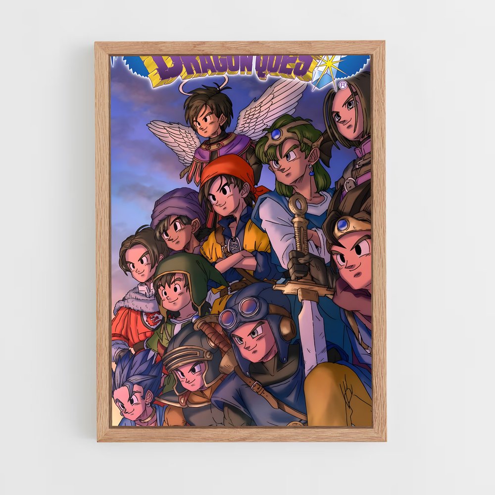 Poster Quête Éternelle – affiche Dragon quest (vue 4)